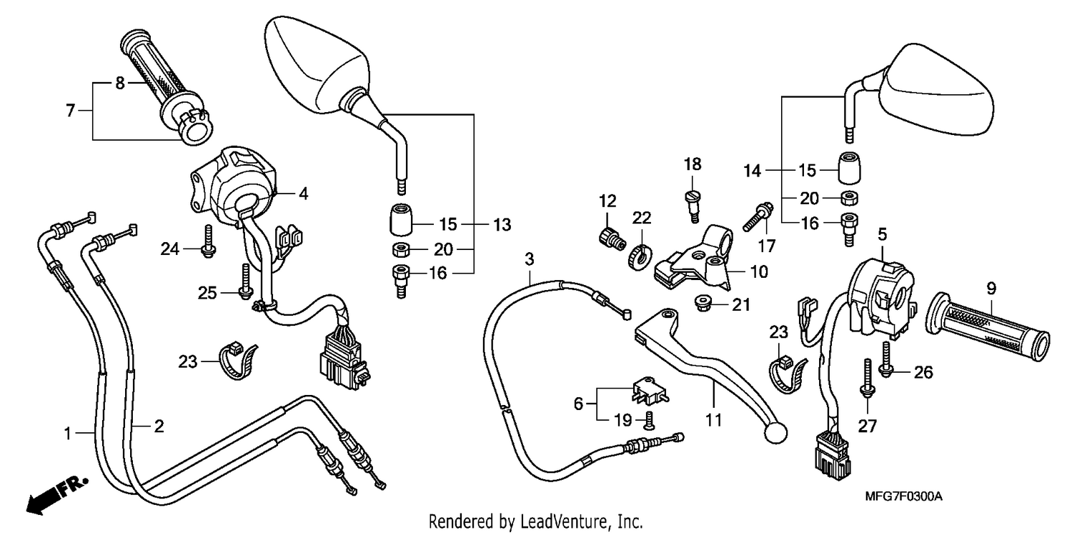 HANDLE LEVER/SWITCH/ CABLE
