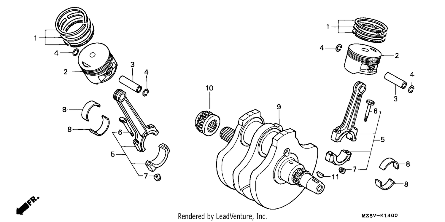 CRANKSHAFT/PISTON