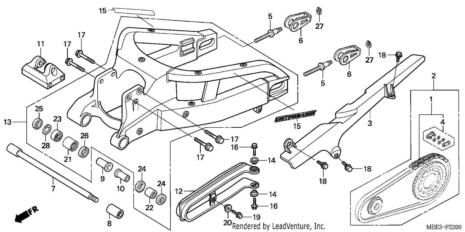 SWINGARM (CBR600RR3/4)
