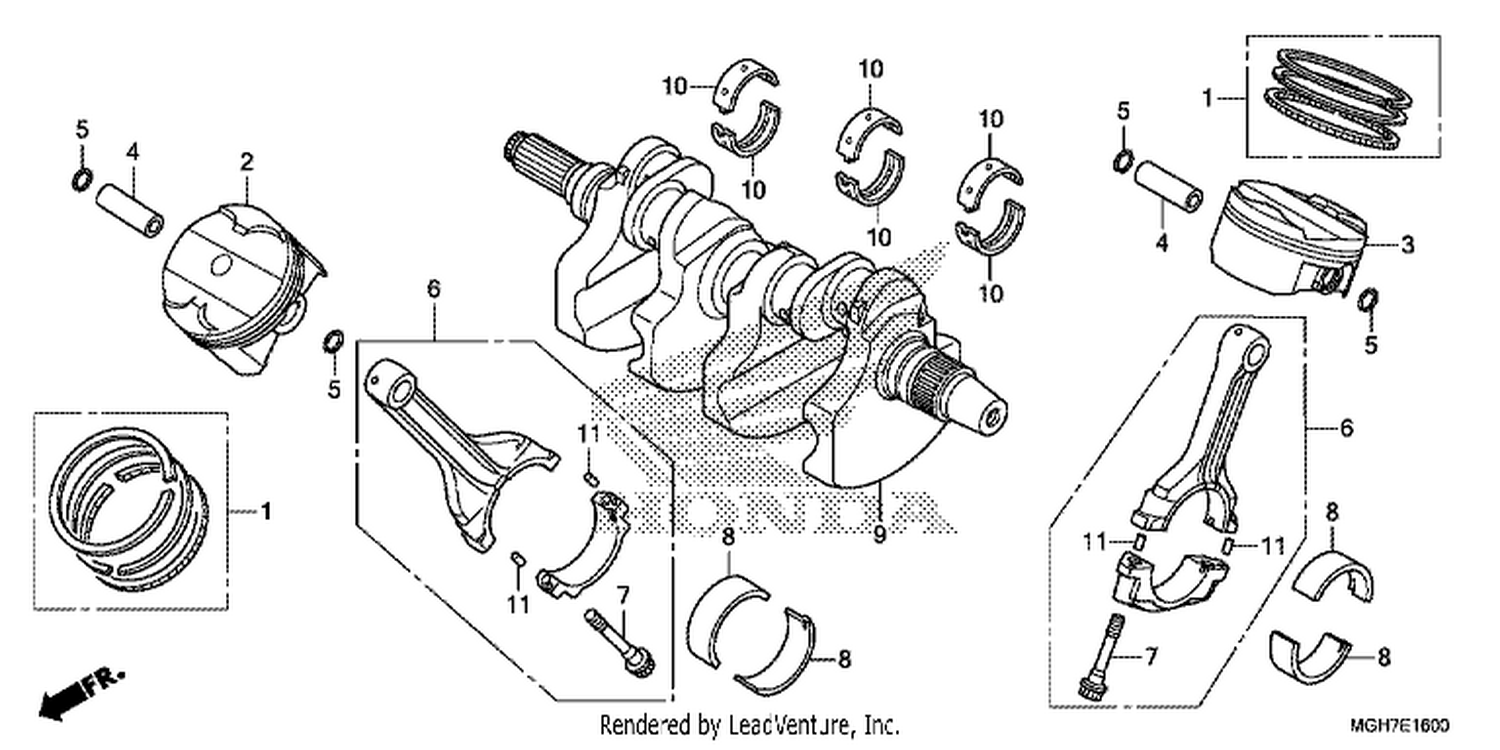  CRANKSHAFT/ PI STON