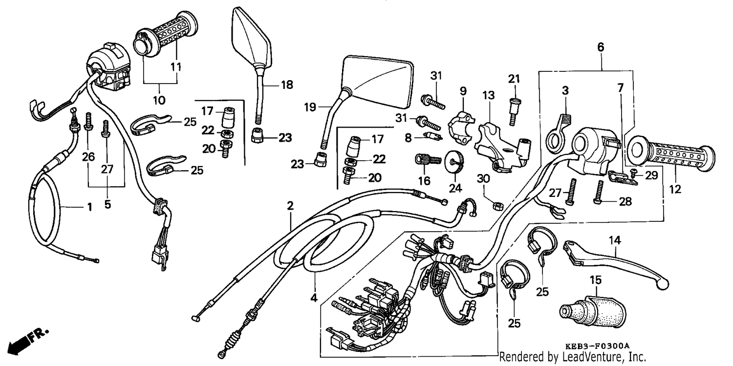 HANDLE LEVER/SWITCH/CABLE