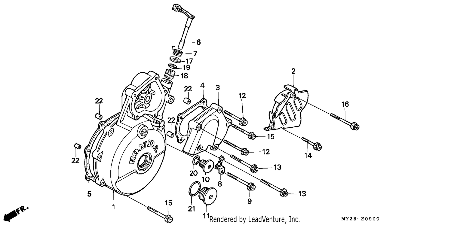 LEFT CRANKCASE COVER