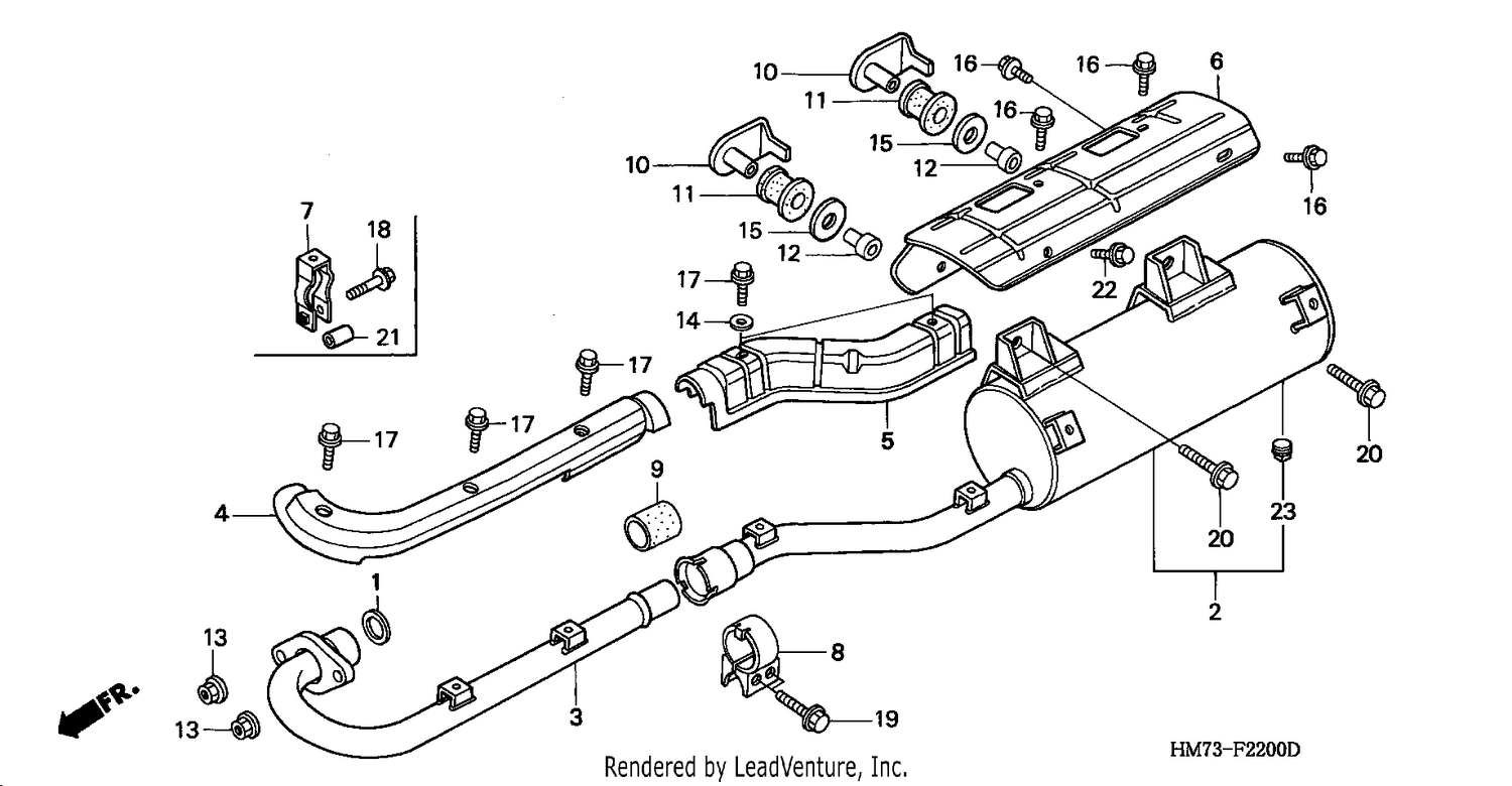 EXHAUST MUFFLER