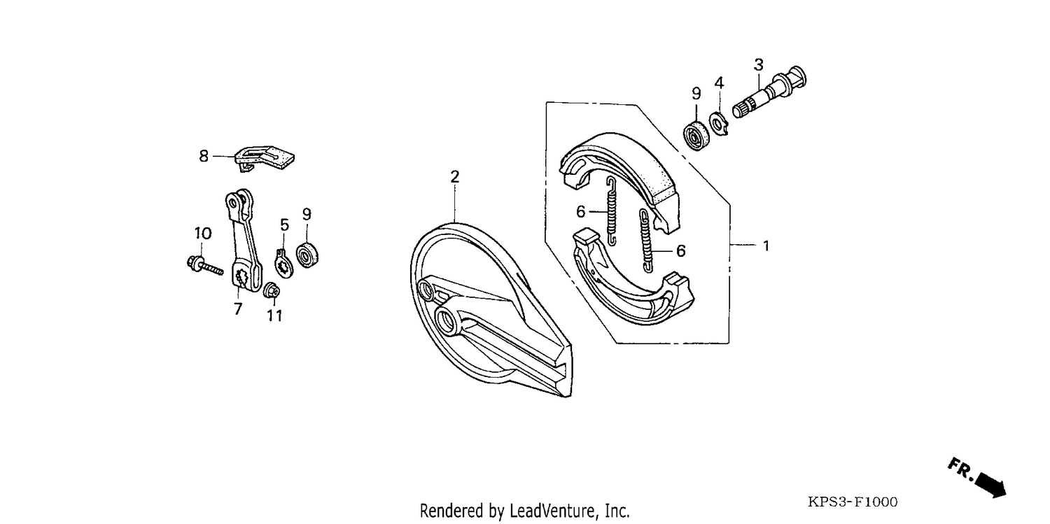REAR BRAKE PANEL