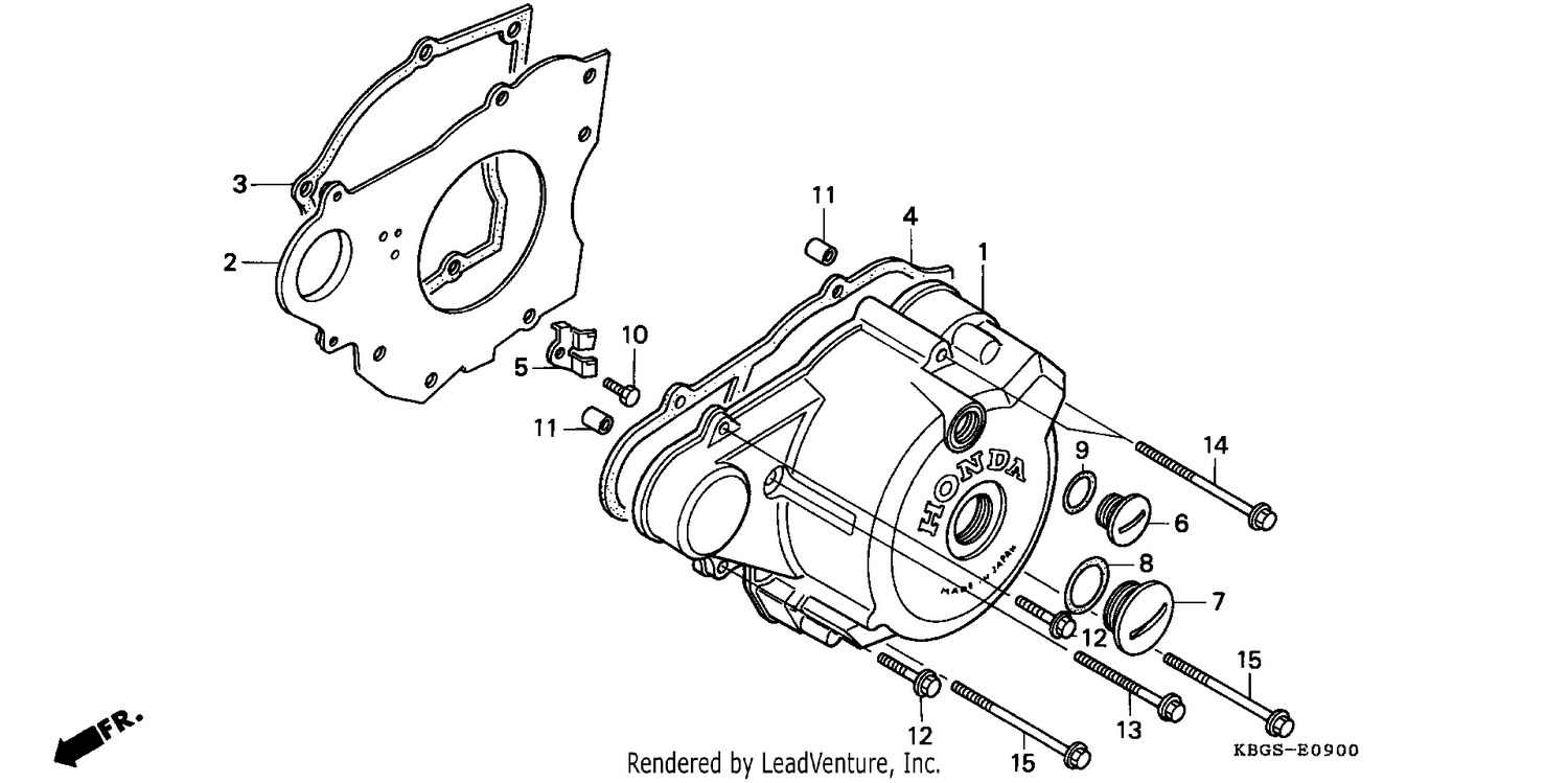 LEFT CRANKCASE COVER