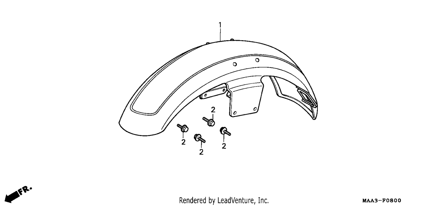 FRONT FENDER (VT1100C)