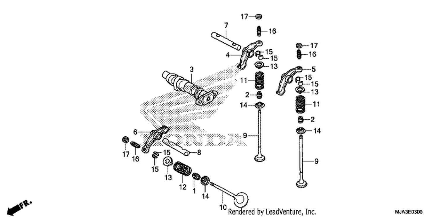  CAMSHAFT VALVE (FRONT)