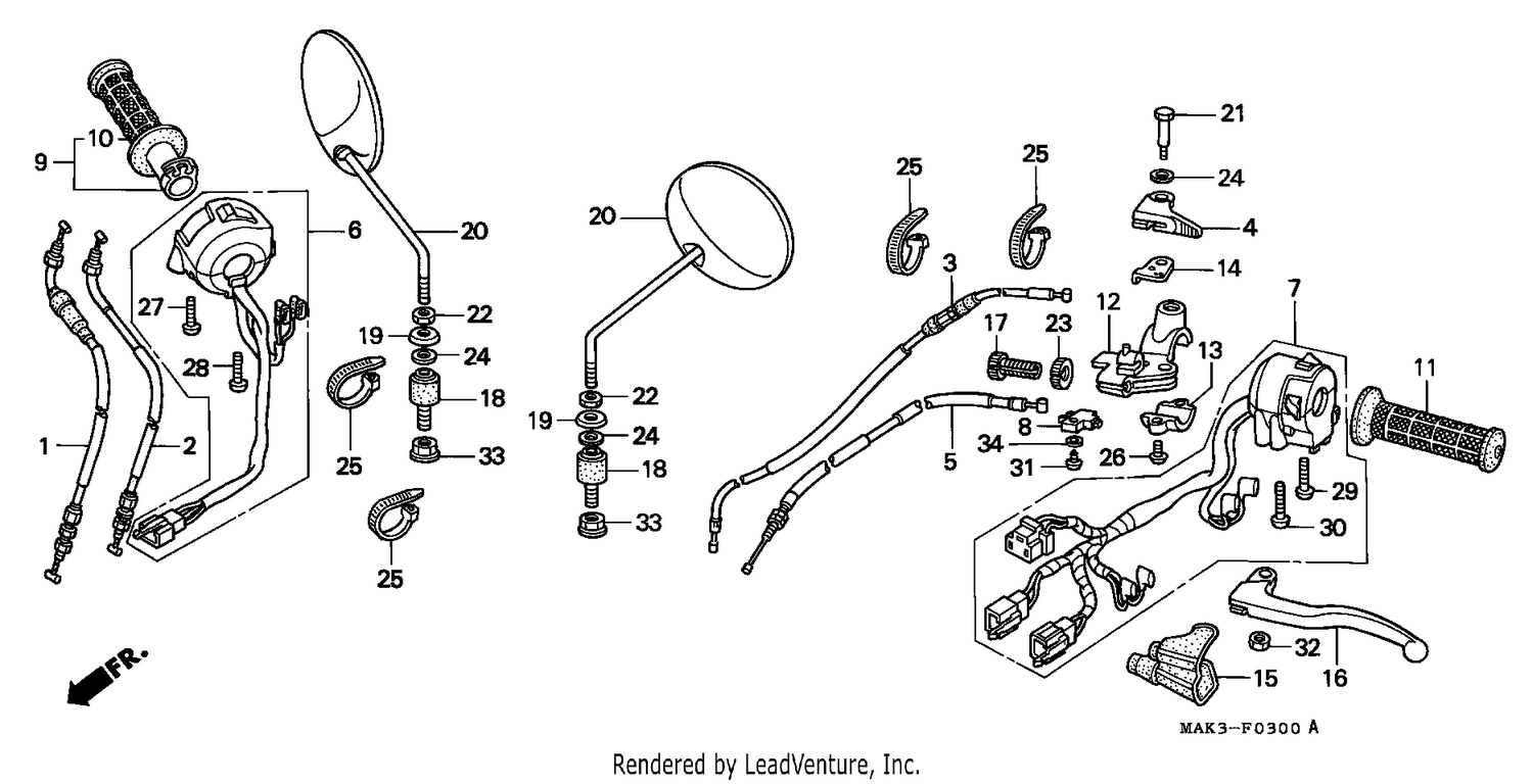HANDLE LEVER/SWITCH/ CABLE