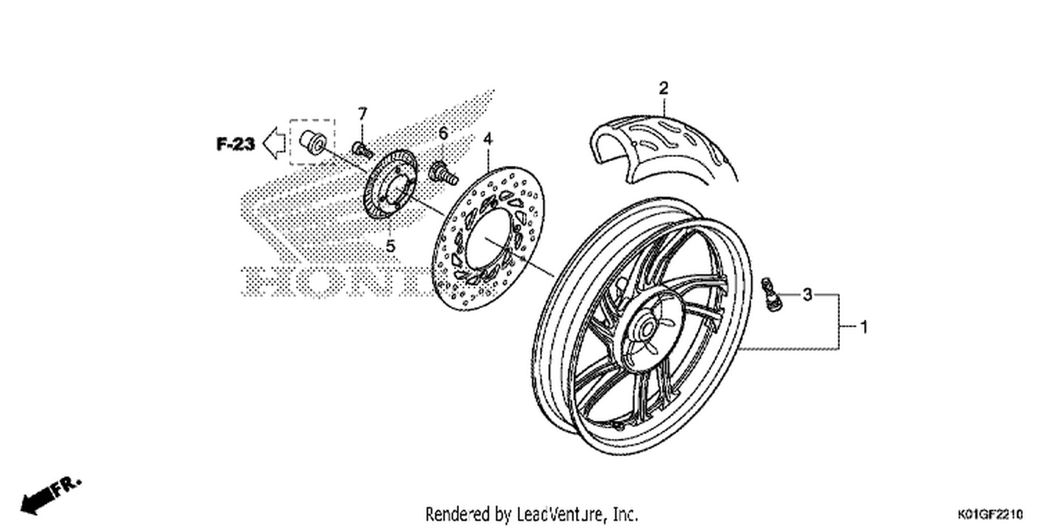  10 REAR WHEEL