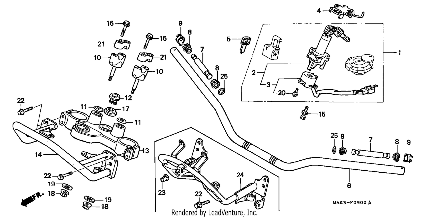 HANDLE PIPE/TOP BRIDGE