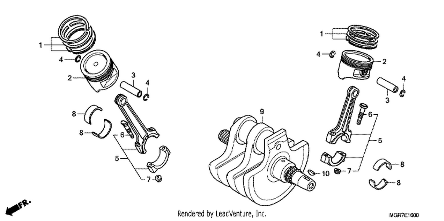 CRANKSHAFT/ PI STON