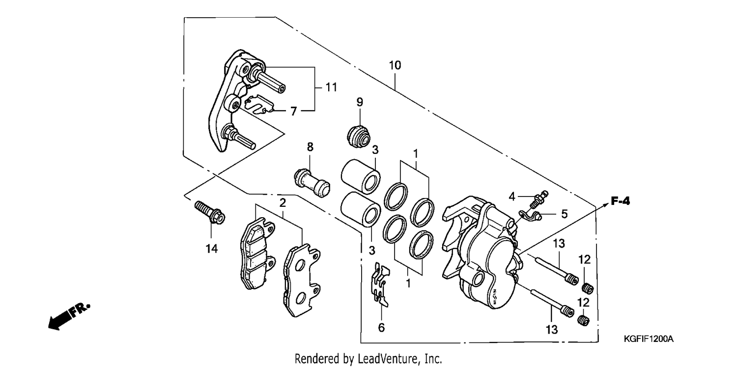 FRONT BRAKE CALIPER