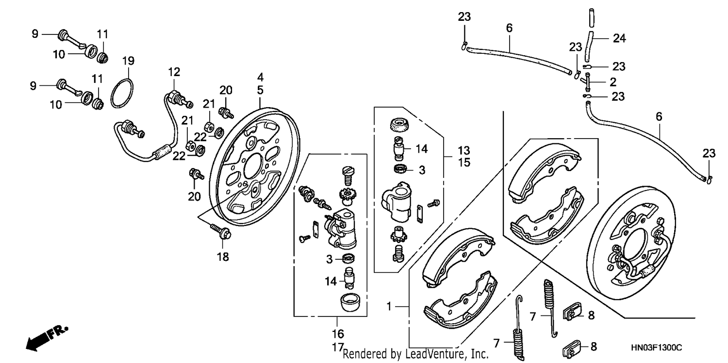 FRONT BRAKE PANEL