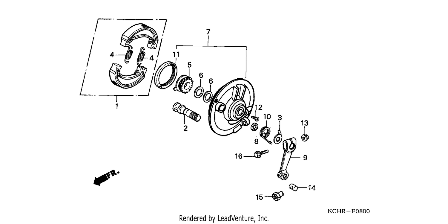 FRONT BRAKE PANEL