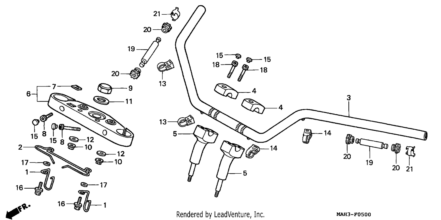 HANDLE PIPE/TOP BRIDGE