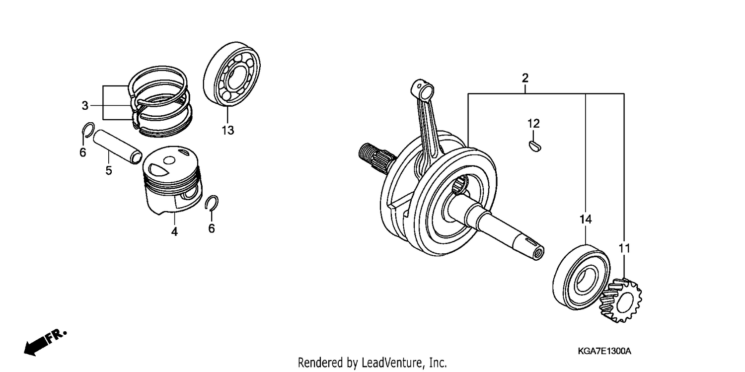 CRANKSHAFT/PISTON