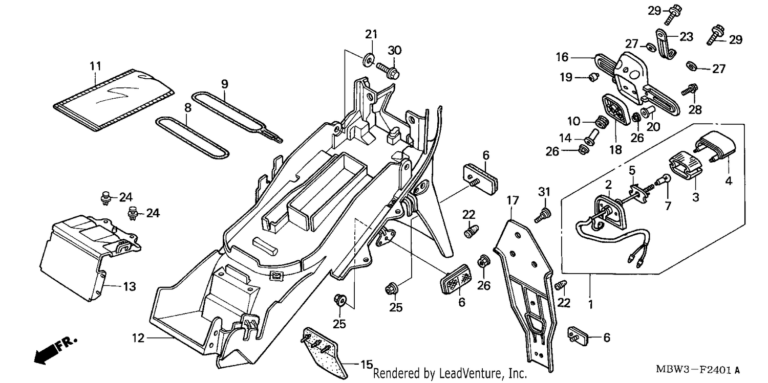 REAR FENDER  (2)