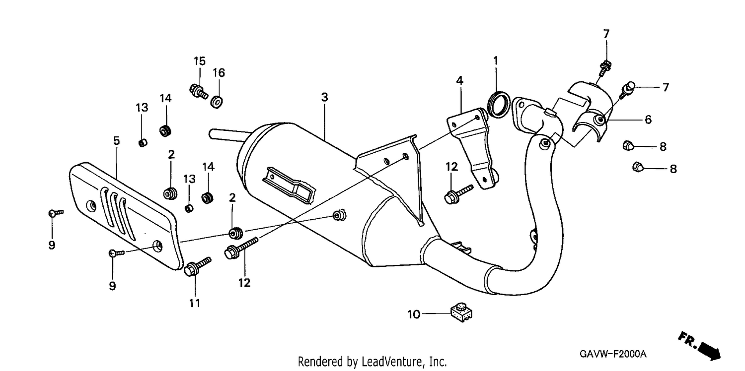 EXHAUST MUFFLER