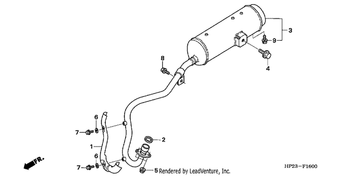 EXHAUST MUFFLER