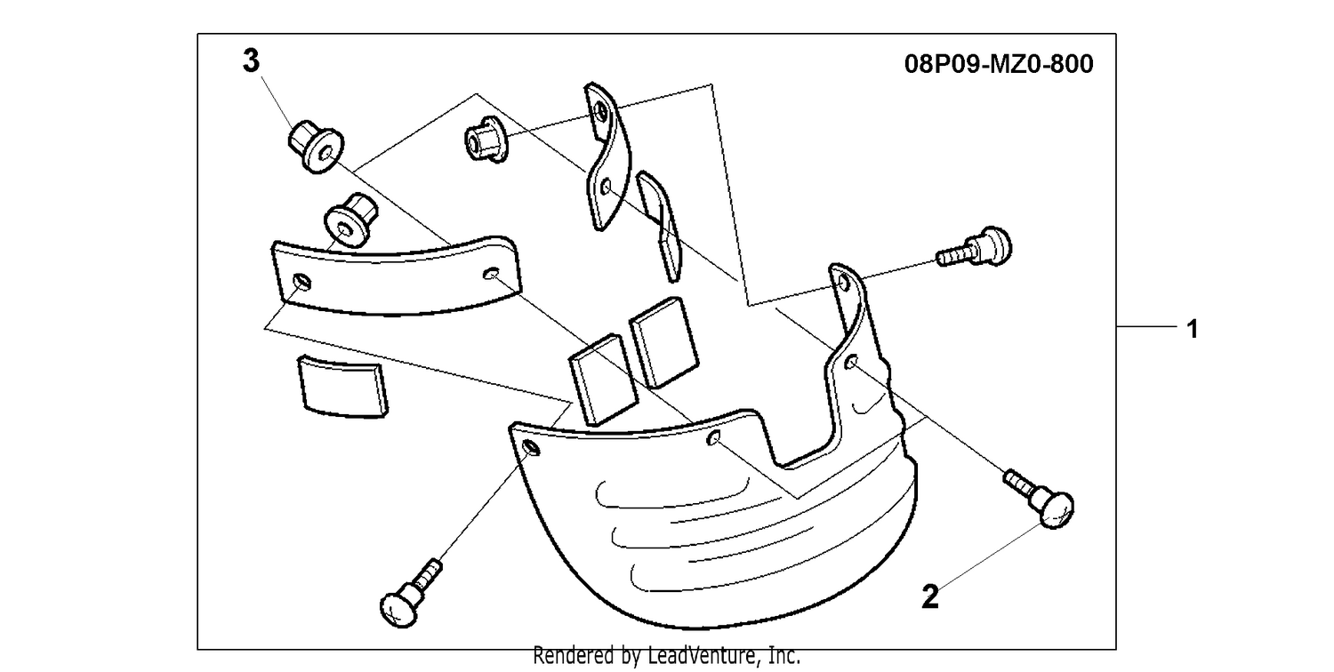 RR,MUDGUARD EXTENSIO
