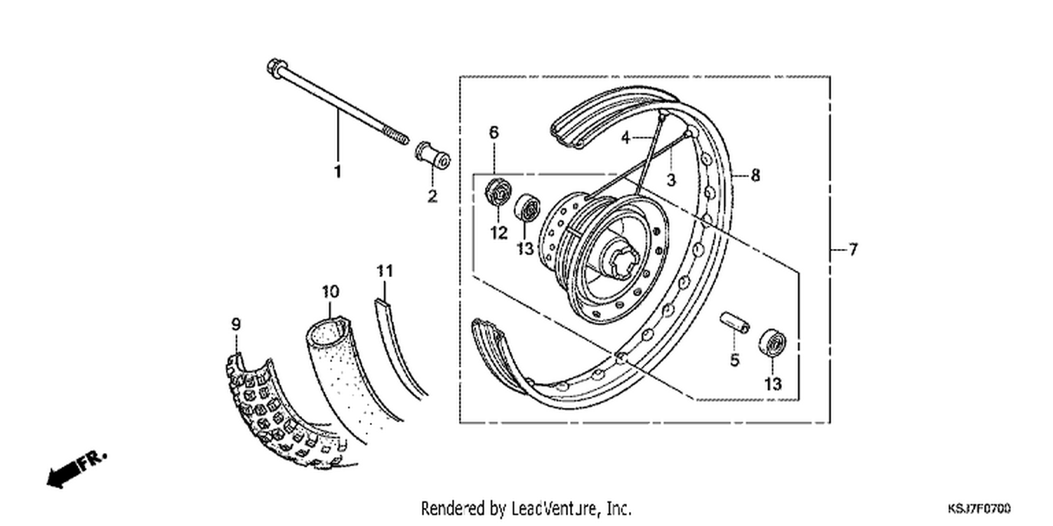  FRONT WHEEL