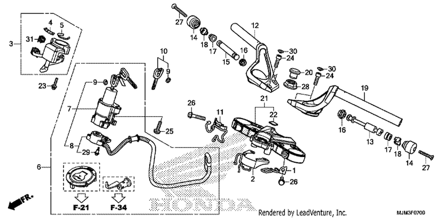  HANDLE PIPE/TOP BRIDGE