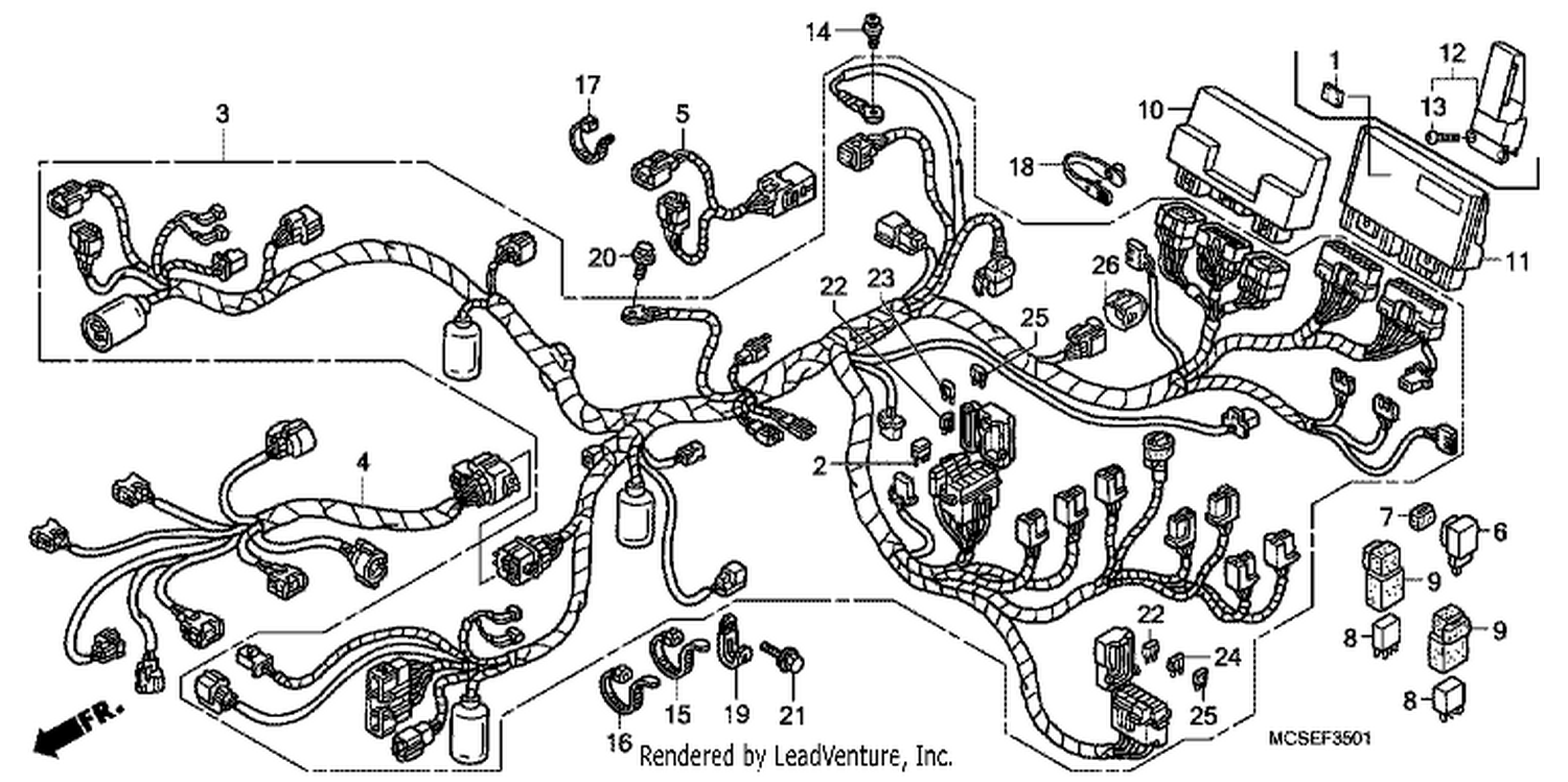  1 WIRE HARNESS (ST1300A)