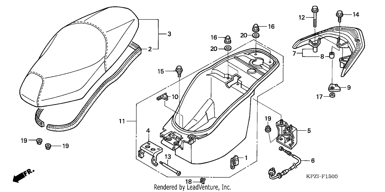 SEAT/LUGGAGE BOX