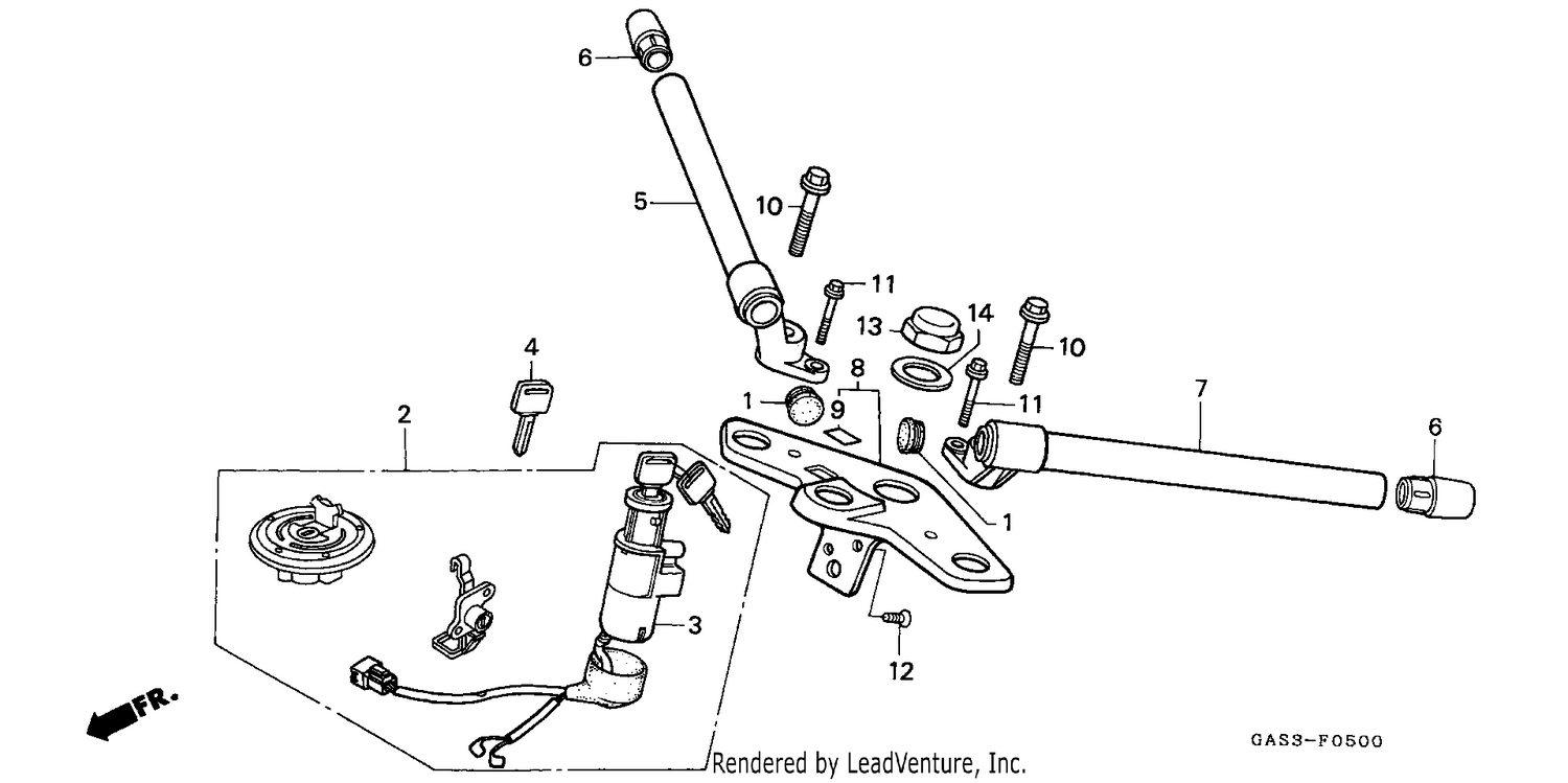 HANDLE PIPE/TOP BRIDGE
