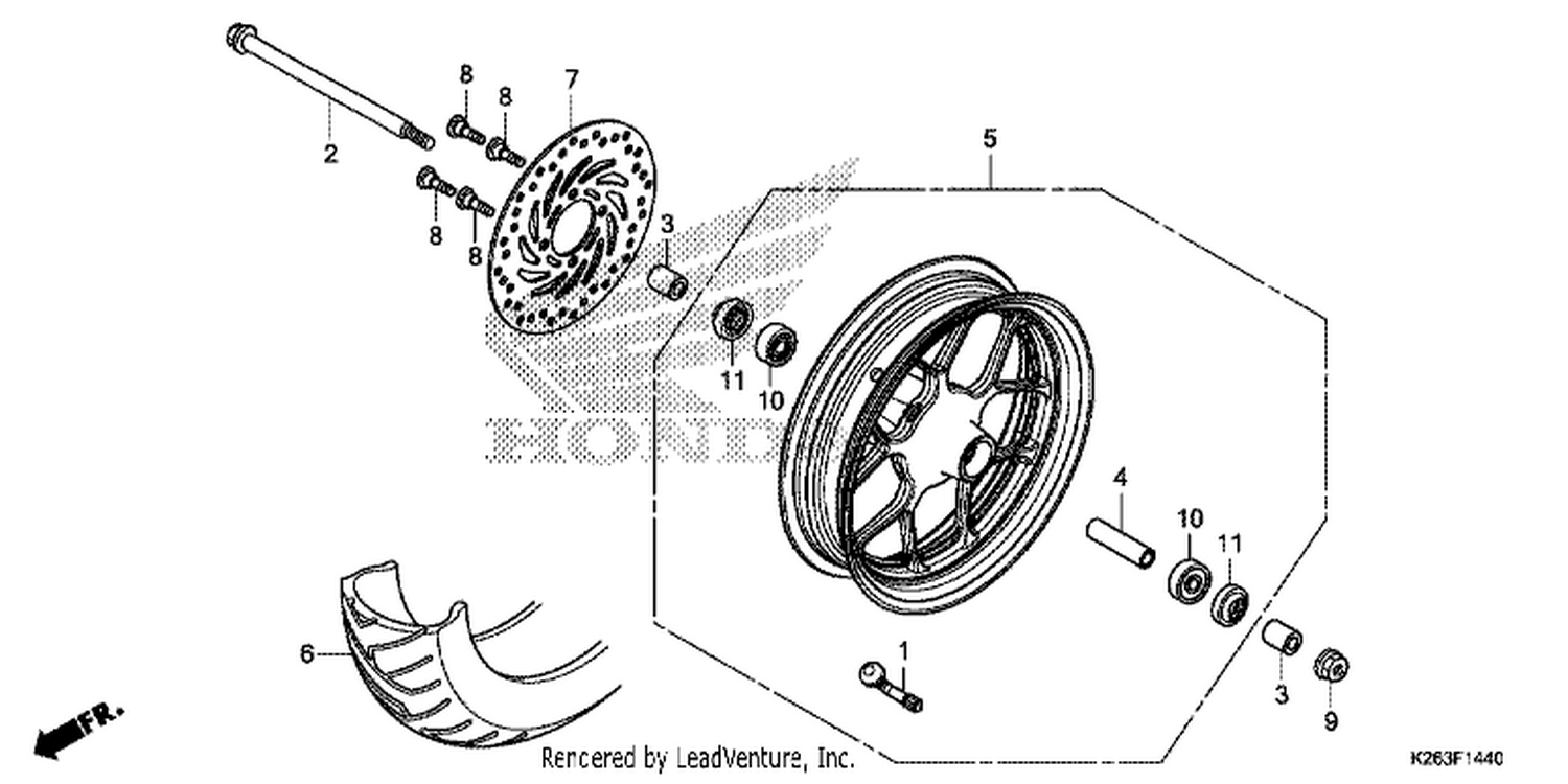  40 FRONT WHEEL