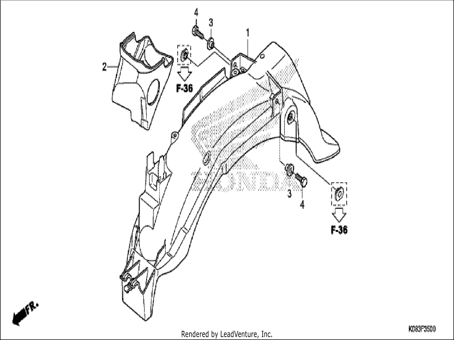  REAR FENDER