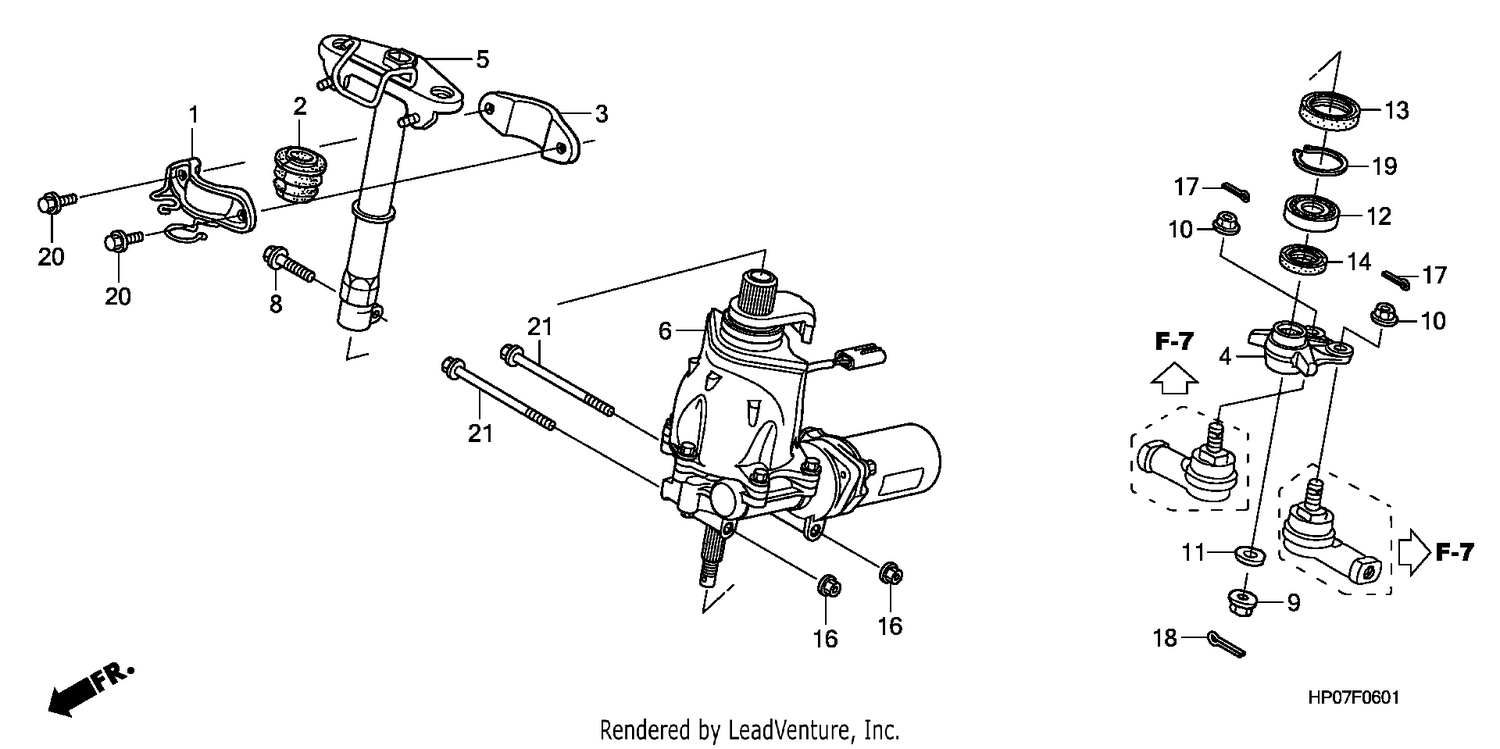STEERING SHAFT (POWER STEERING)