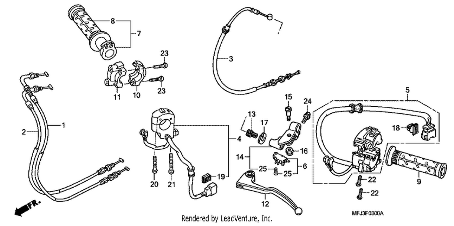  HANDLE LEVER/ SWI TCH/ CABLE