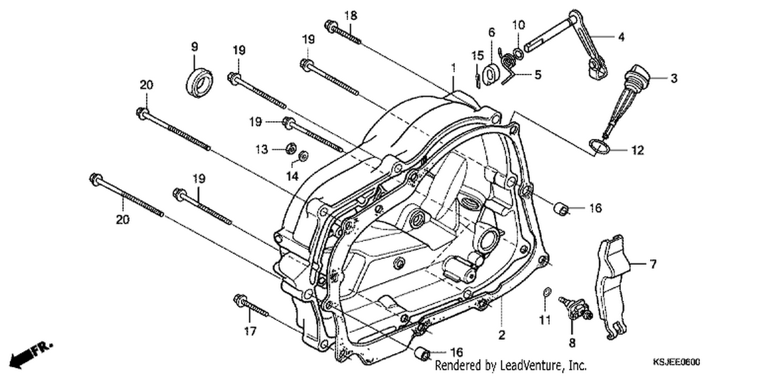  RI GHT CRANKCASE COVER