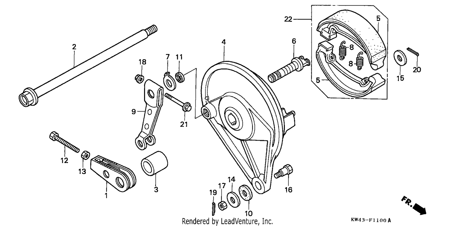 REAR BRAKE PANEL