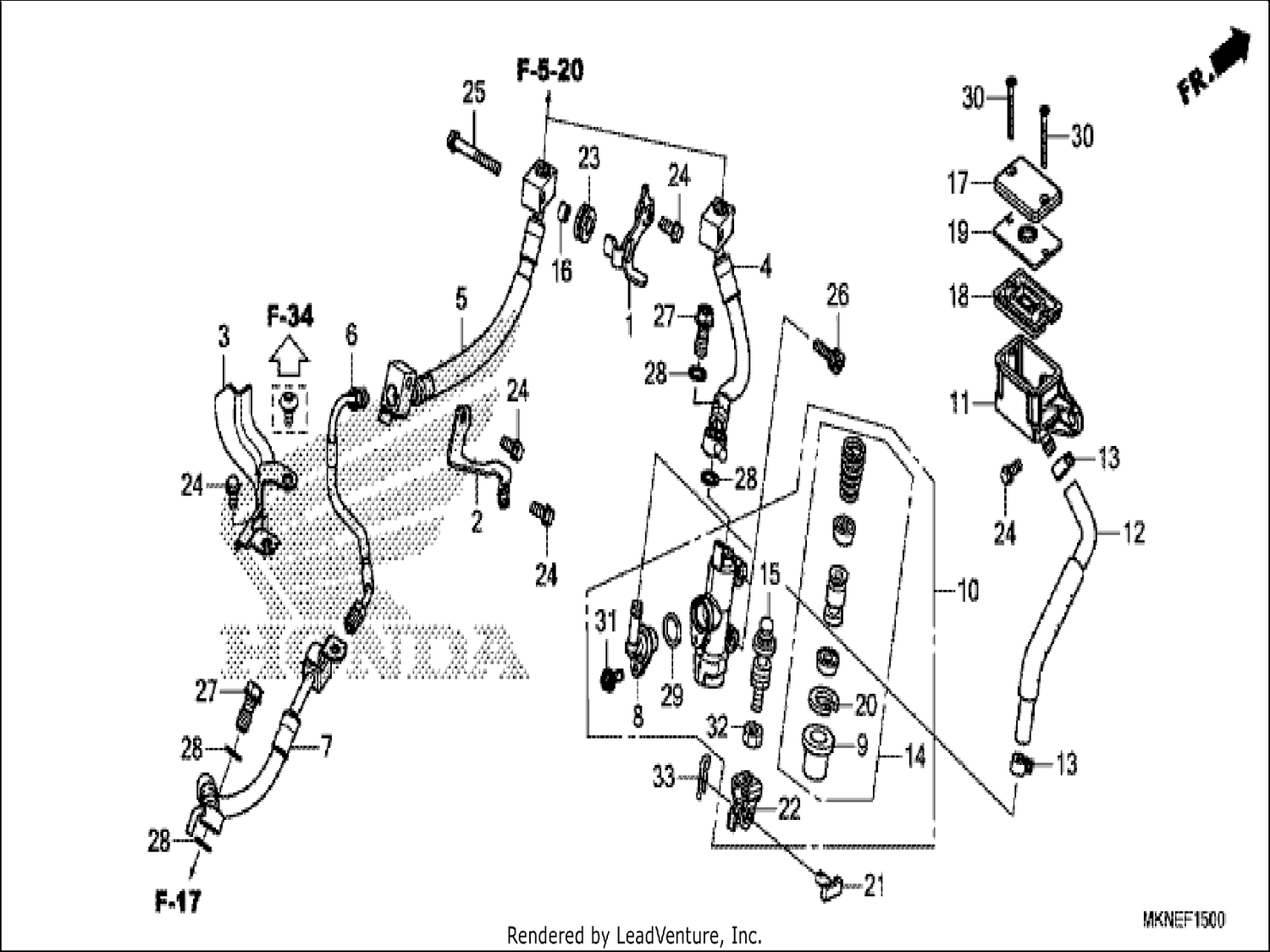  REAR BRAKE MASTER CYLINDER