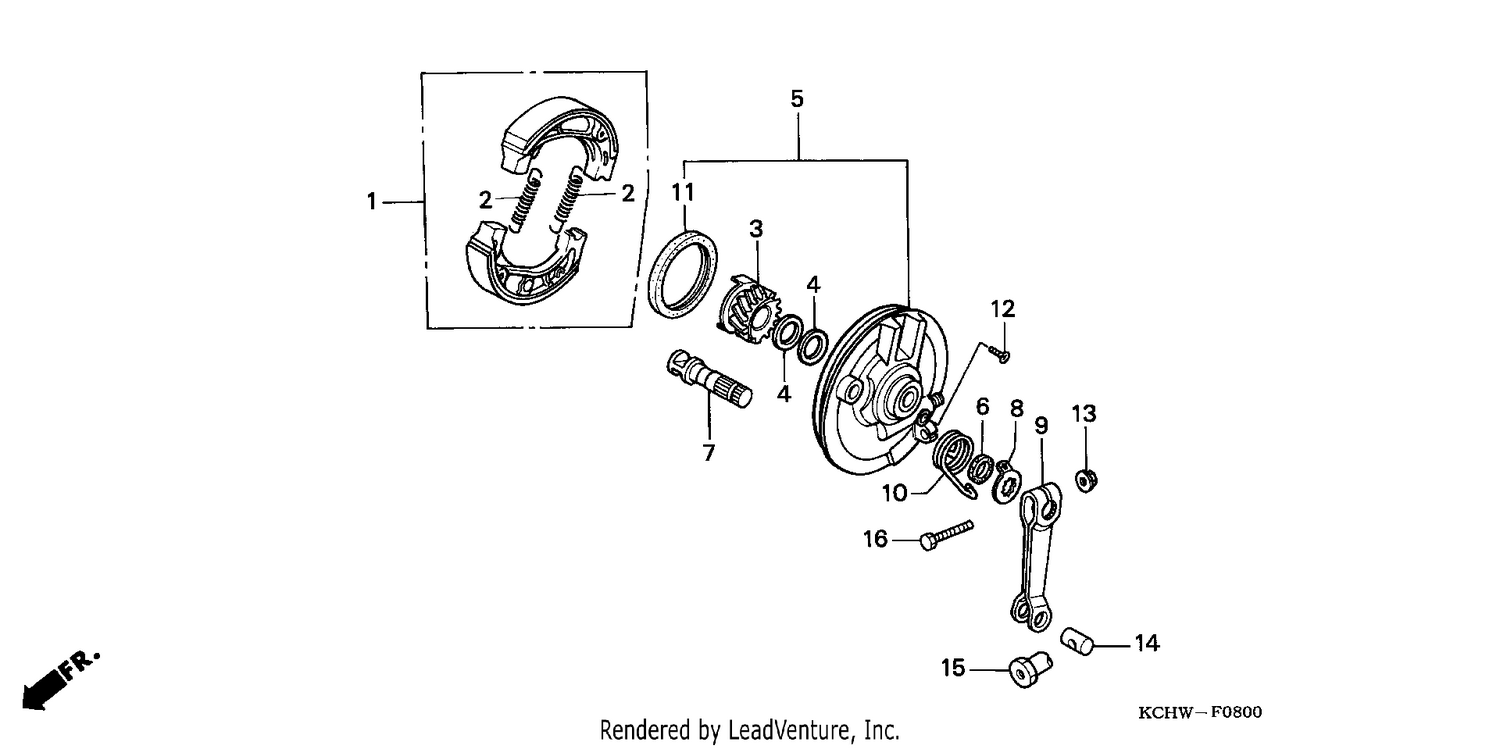 FRONT BRAKE PANEL