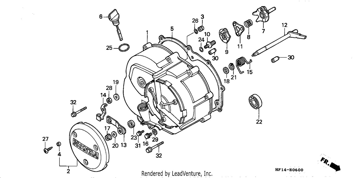 RIGHT CRANKCASE COVER