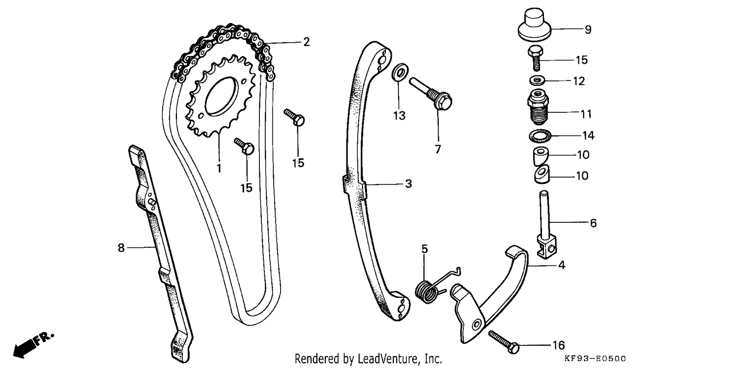 CAM CHAIN/TENSIONER