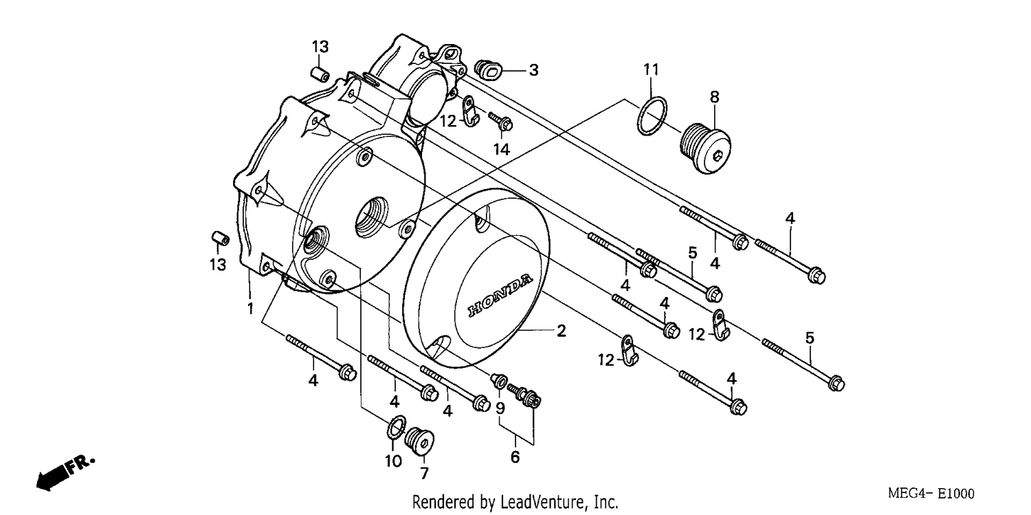 LEFT CRANKCASE COVER