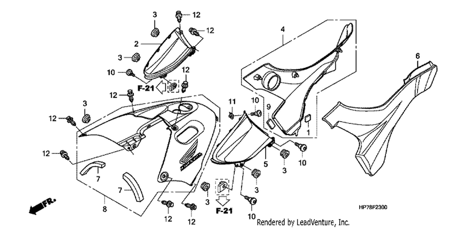  SIDE COVER/TANK COVER