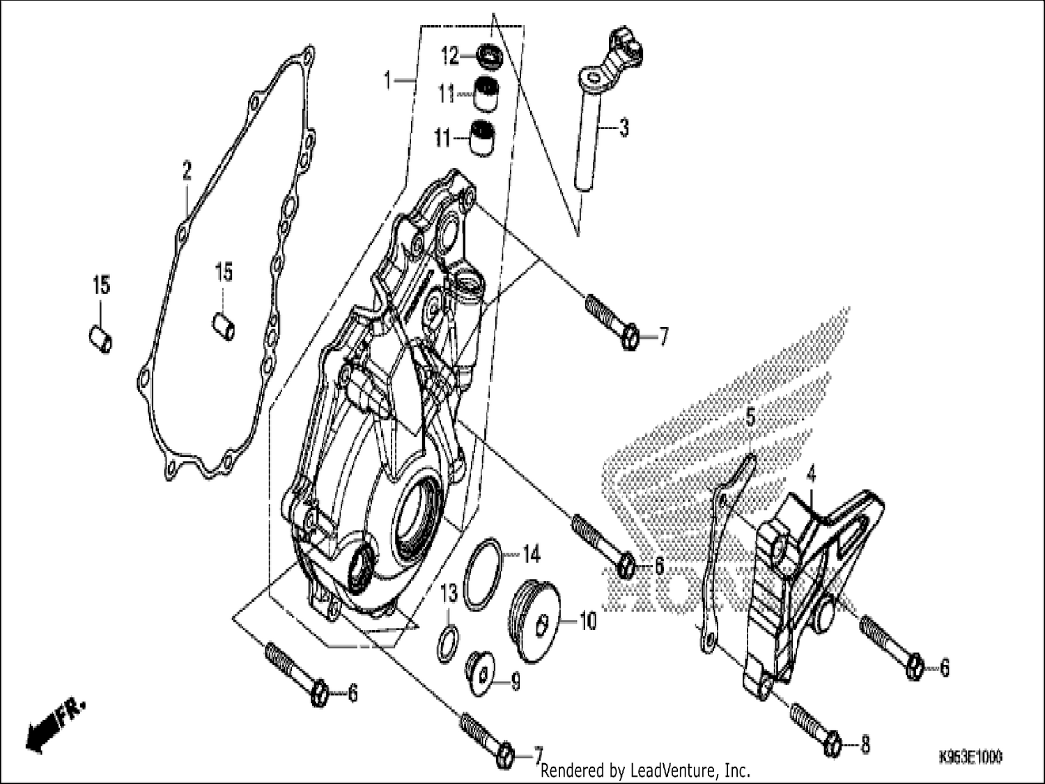 LEFT CRANKCASE COVER