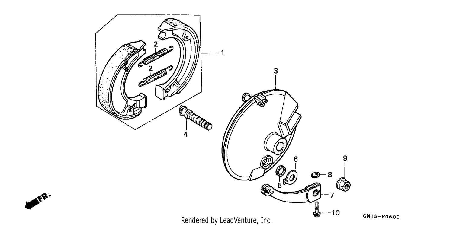 FRONT BRAKE PANEL