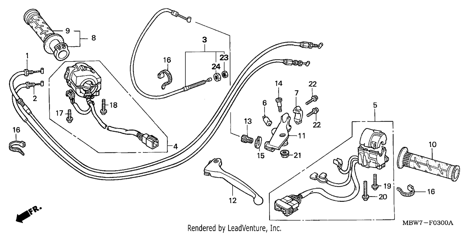 HANDLE LEVER/SWITCH/CABLE