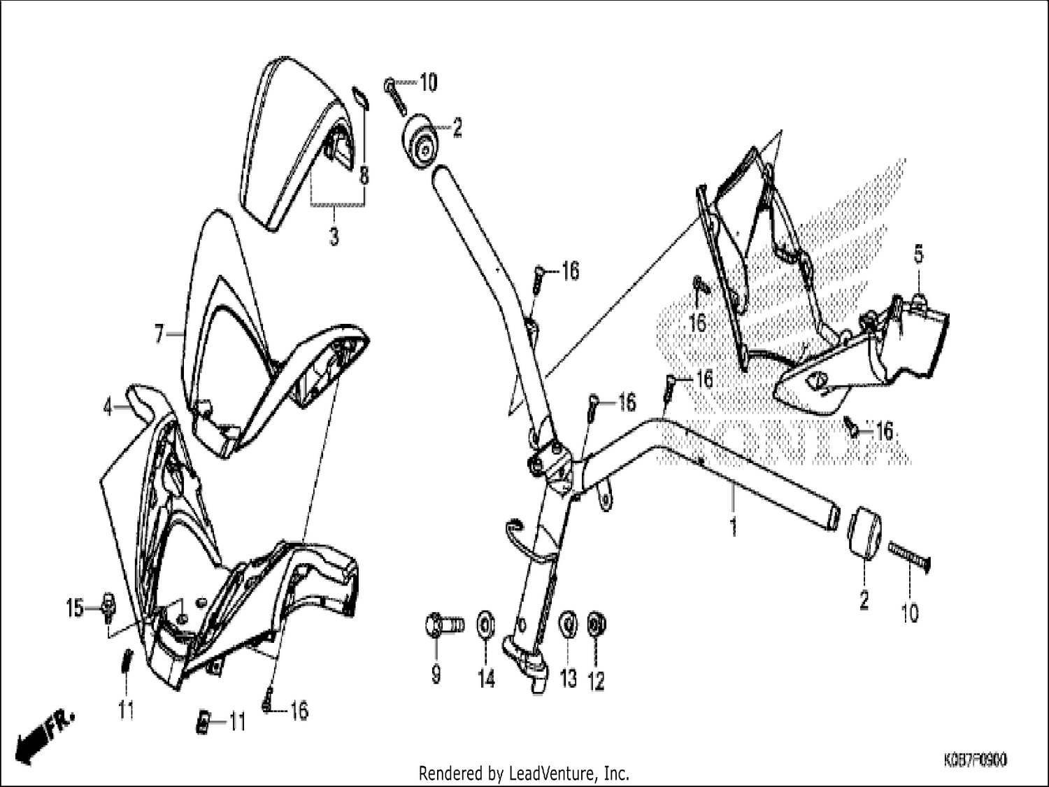  STEERING HANDLE/HANDLE COVER