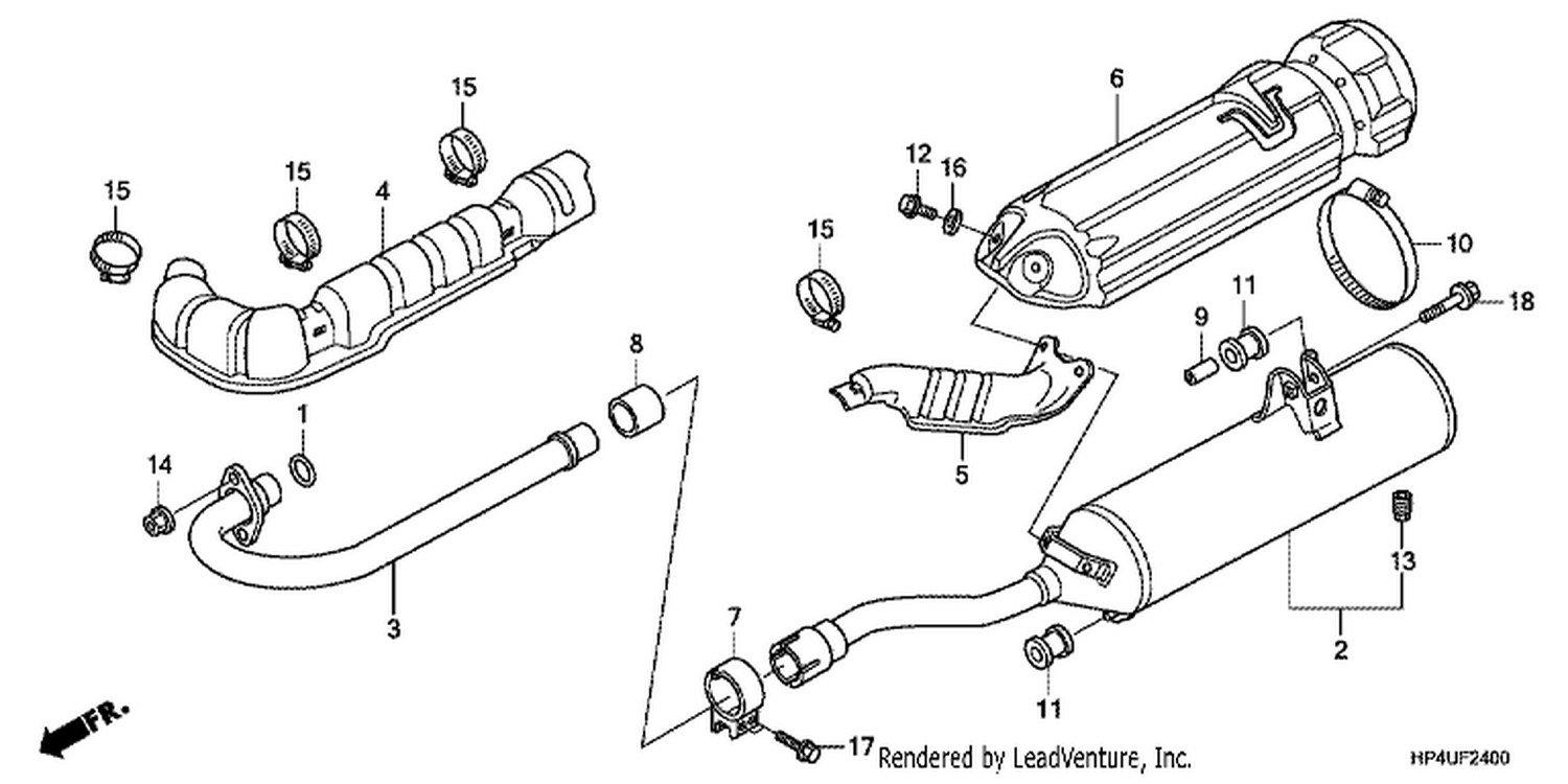  EXHAUST MUFFLER
