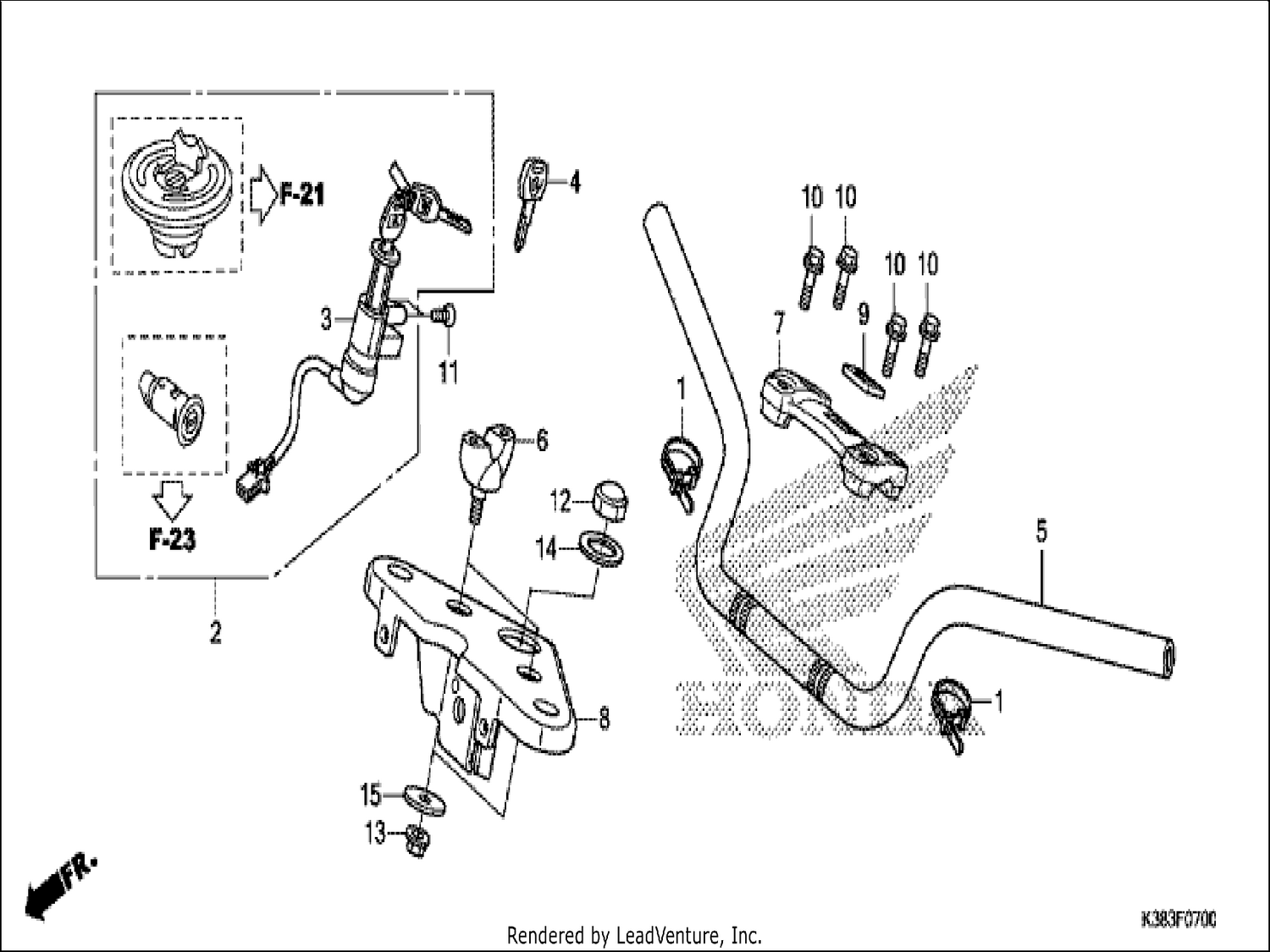  HANDLE PIPE/TOP BRIDGE