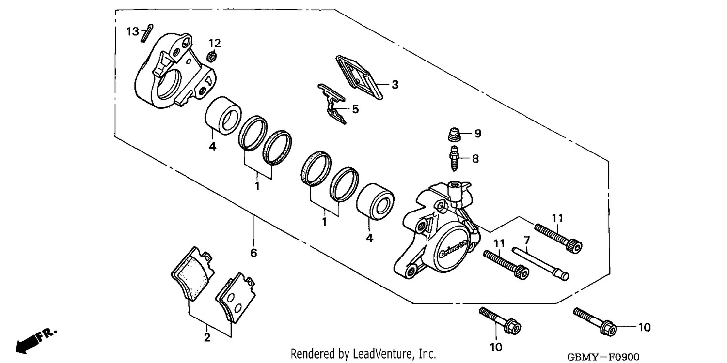 FRONT BRAKE CALIPER
