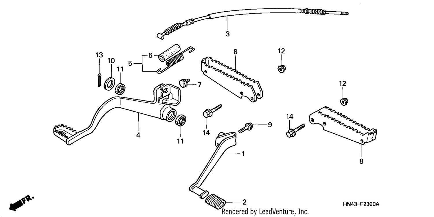 STEP (TRX350TM/FM)