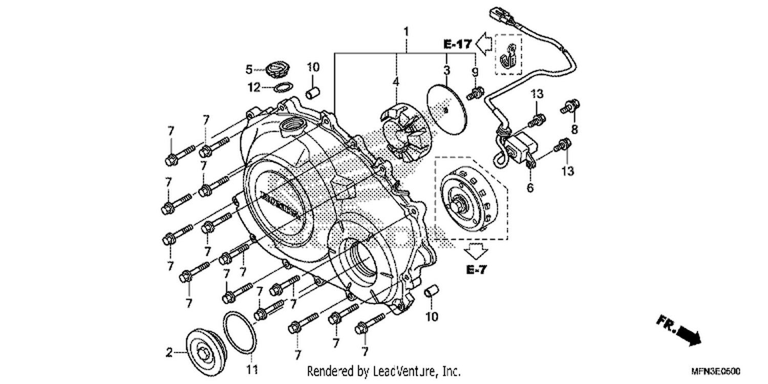  RI GHT CRANKCASE COVER